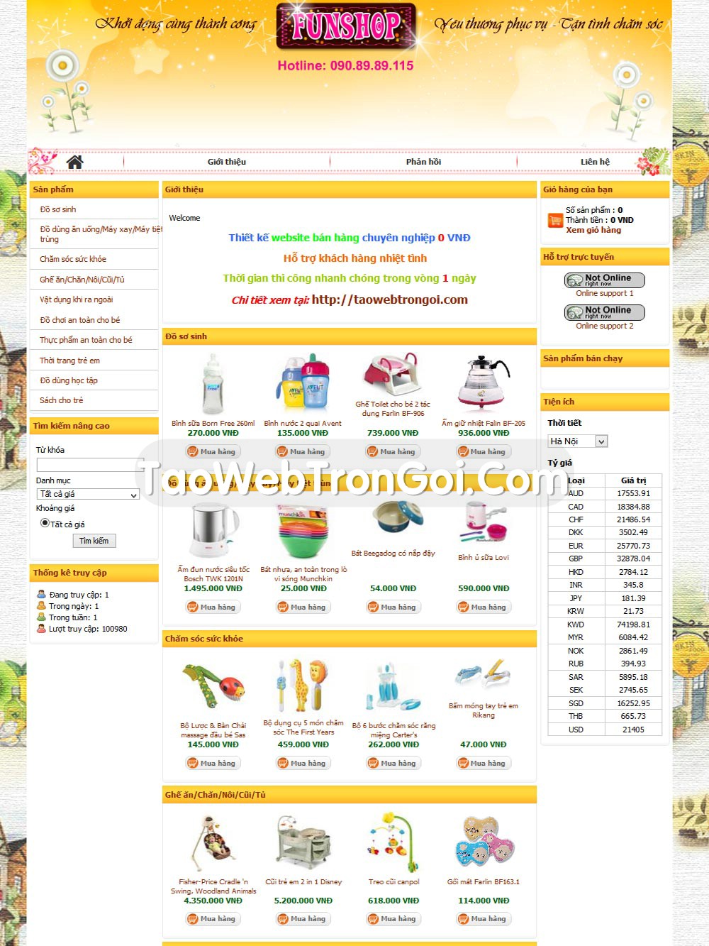TaoWebTronGoi.Com. Thiết kế web Hơn 300 giao diện cực đẹp. Giá chỉ bằng 3 ly cafe ! - 26