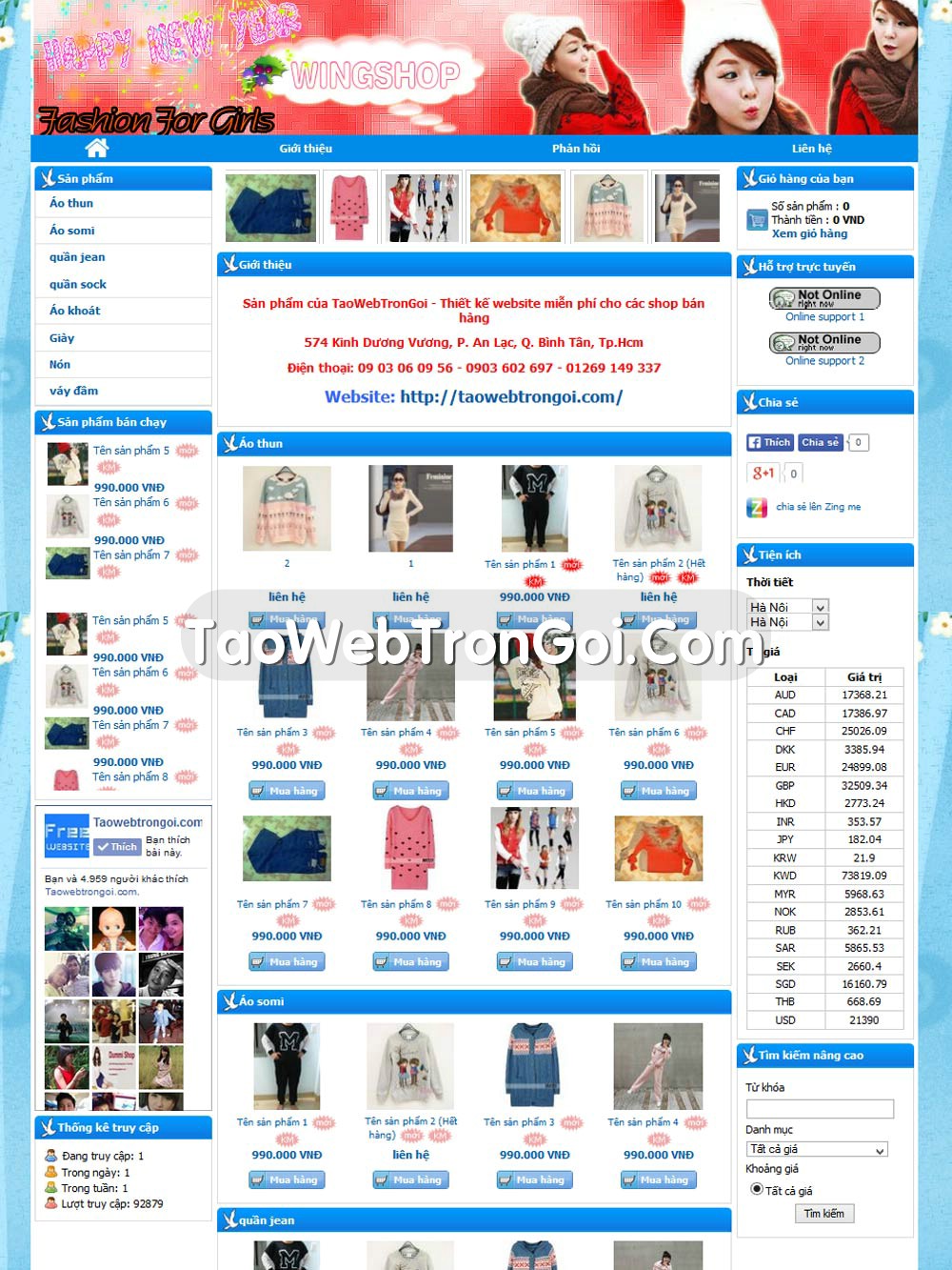 TaoWebTronGoi.Com. Thiết kế web Hơn 300 giao diện cực đẹp. Giá chỉ bằng 3 ly cafe ! - 29