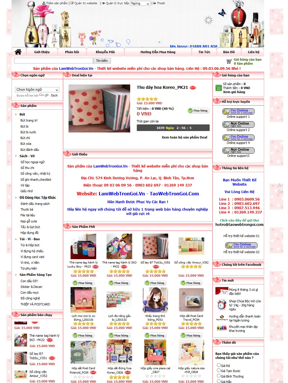 TaoWebTronGoi.Com. Thiết kế web Hơn 300 giao diện cực đẹp. Giá chỉ bằng 3 ly cafe ! - 13